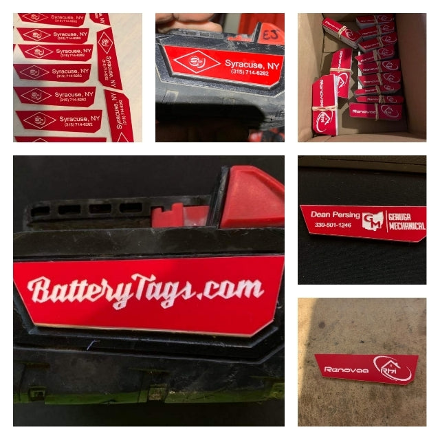 Milwaukee M18 Custom Battery Tag